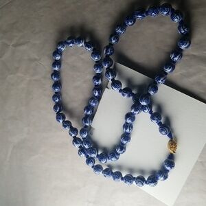 Vintage Porcelain Bead Necklace